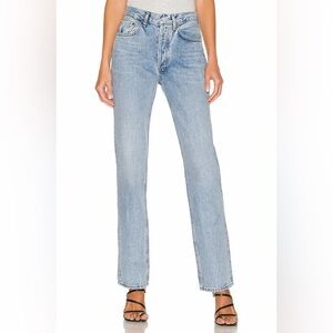 AGOLDE Lana Mid Rise Vintage Bootcut Jeans in Fiction 28